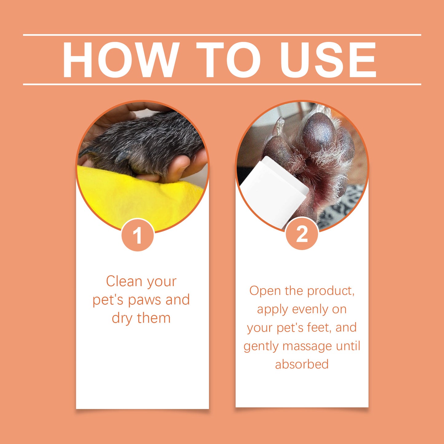 Pet Anti-Crack Paw Care Cream, Pet Paw Moisturizing Care Anti-Crack Soft Foot Paw Care Cream